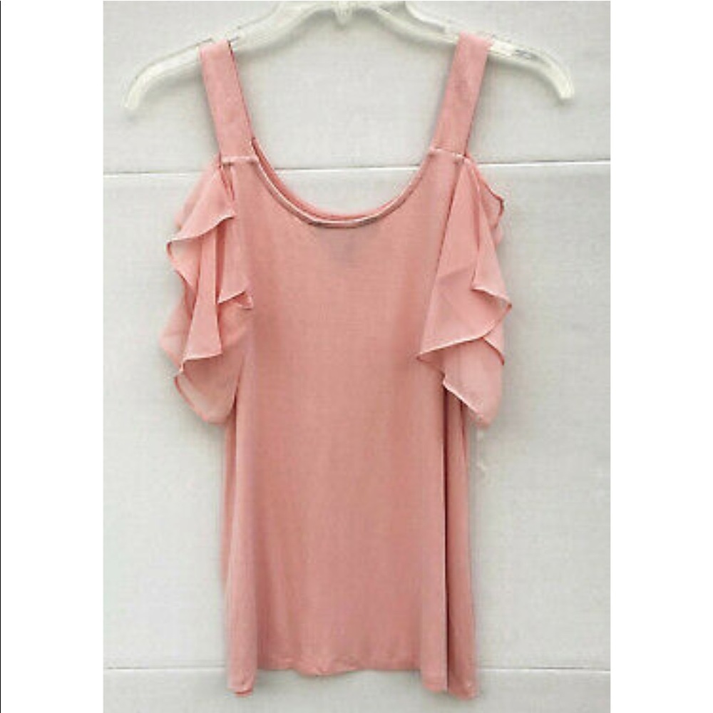 THALIA SODI Womens Pink Scoop Neck Top - Picture 3 of 5